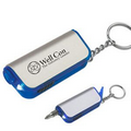 Blue Light Up Keychain w/ Screwdrivers (2 1/2"x1 1/8")